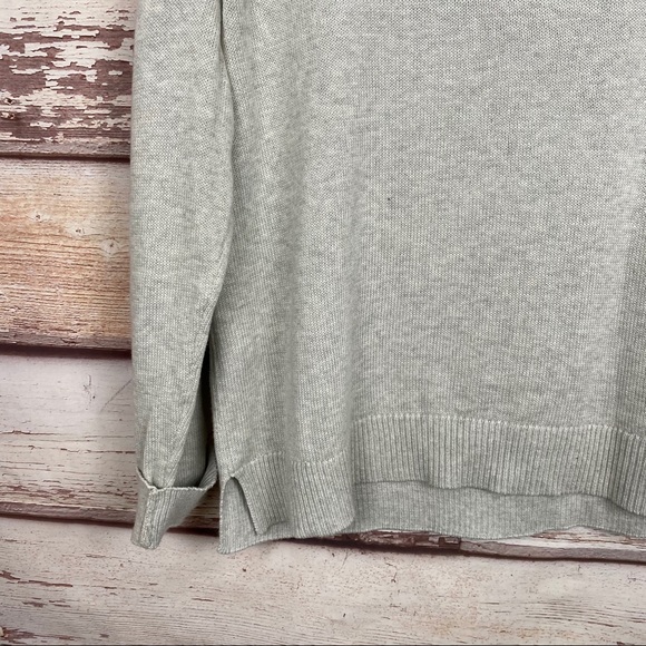 Lane Bryant Light Gray Crystal Detail Sweater - Picture 14 of 15